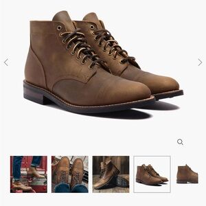 Thursday Boot Company Men's Vanguard Burnt Copper Leather Boots